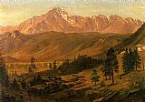 Albert Bierstadt Canvas Paintings - Pikes Peak